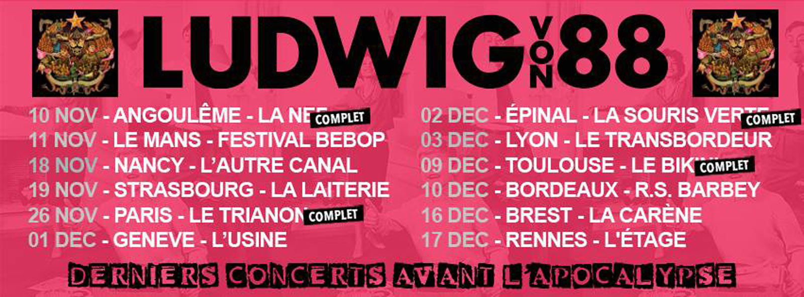 Affiche Trianon 2026 - Latwal - Ludwig von 88